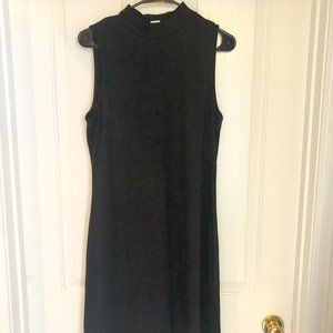 Mock Neck Sleeveless Dress